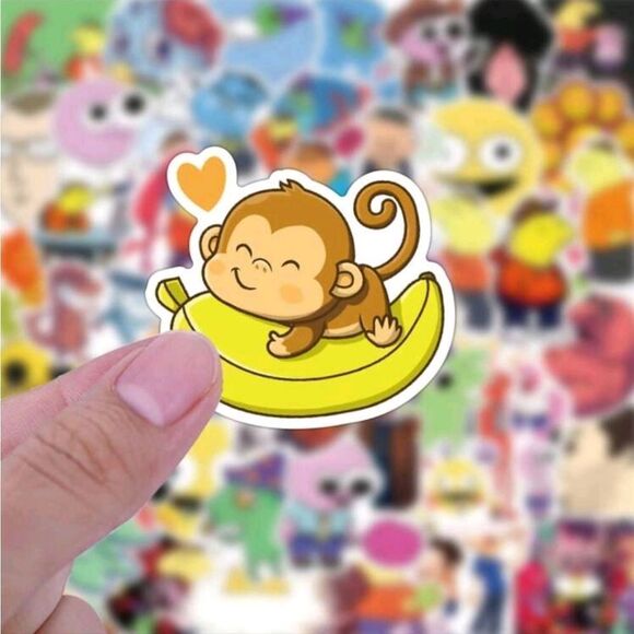 Assorted Monkey 🐒 Stickers - Picture 3 of 6